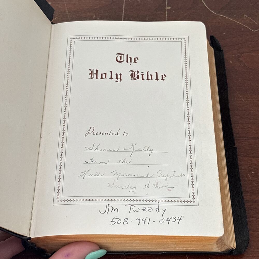 Vtg. Holy Bible KJV Red Letter Edition Old & New Testaments Books Inc Publishers - Picture 7 of 12